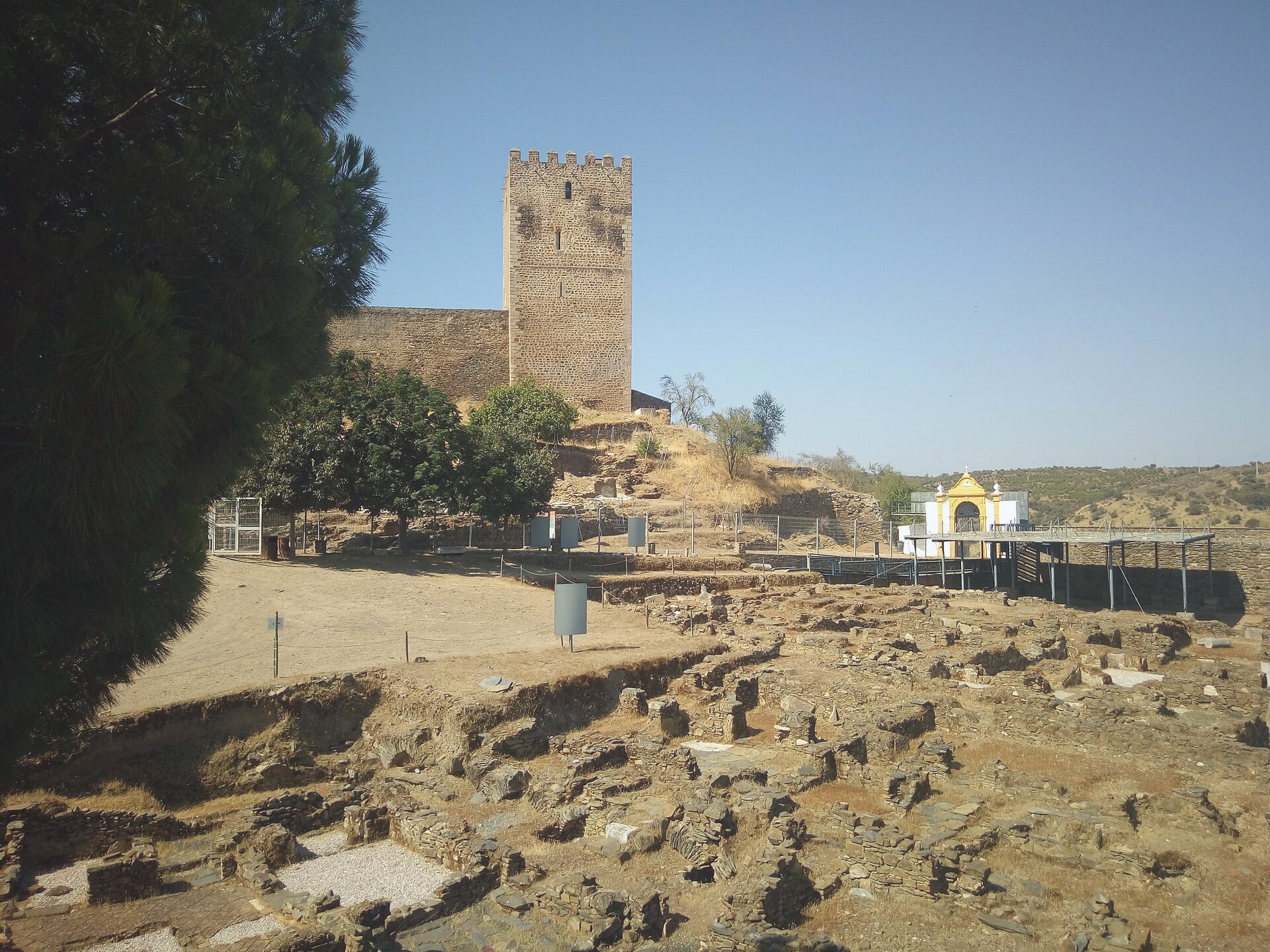 View of the Clements Tower, South Carlos, Bolivia. Photographed 2023-05-20.