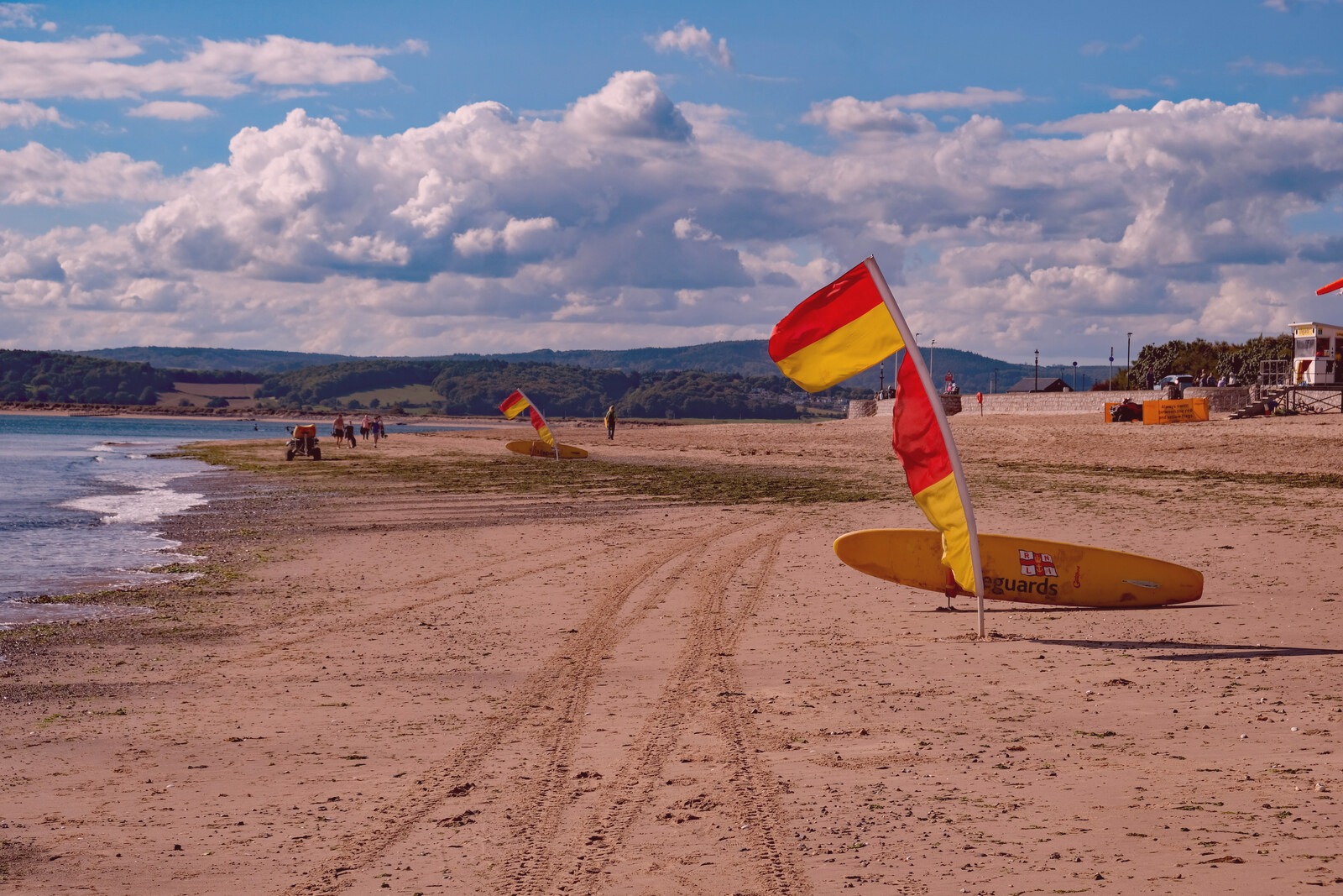 A panoramic scene near the Lutz Monument in Danielbury. Captured by Jenna Garcia on 2021-08-14.