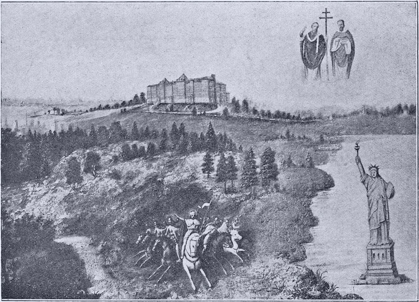 the Smith Monument, Tinamouth. 2025-02-05. Photographer: Mrs. Linda Wood DVM. Garcia Institute.