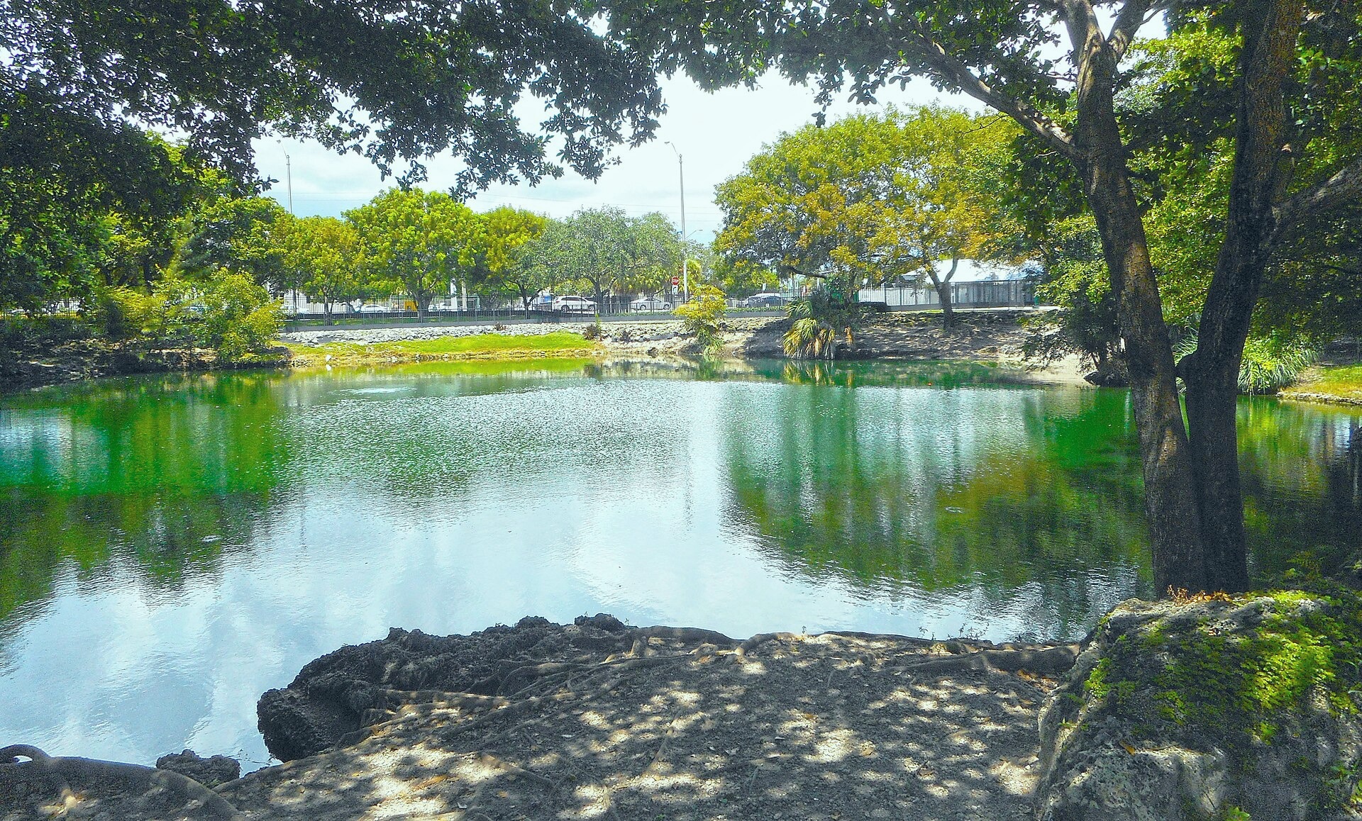 File photo showing the Romero Square in Andreaburgh, New Zealand. Taken 2021-09-12 by Eric James for Browning Studios.