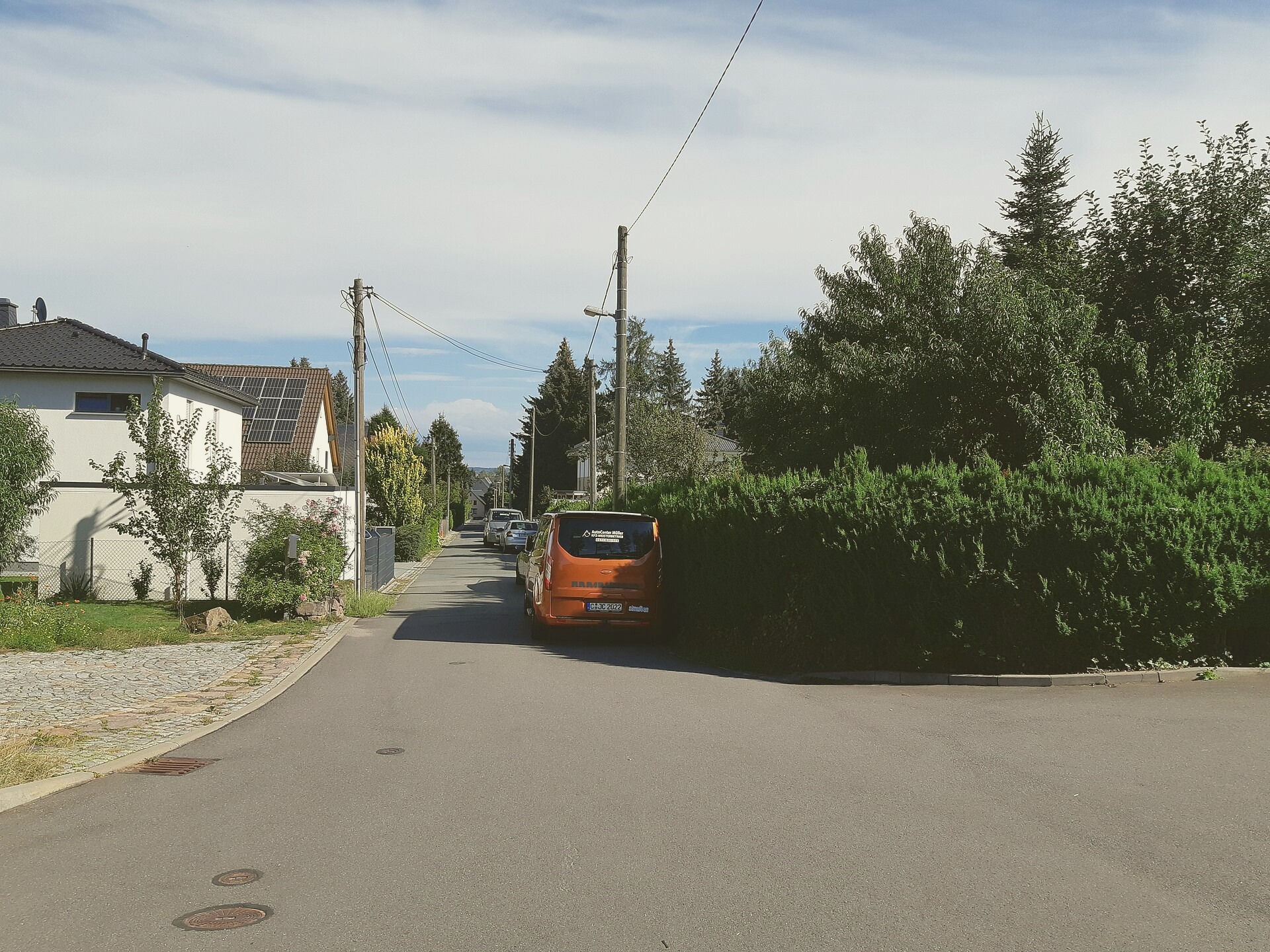 View of the Fisher Square, East Marybury, Bulgaria. Photographed 2023-01-06.