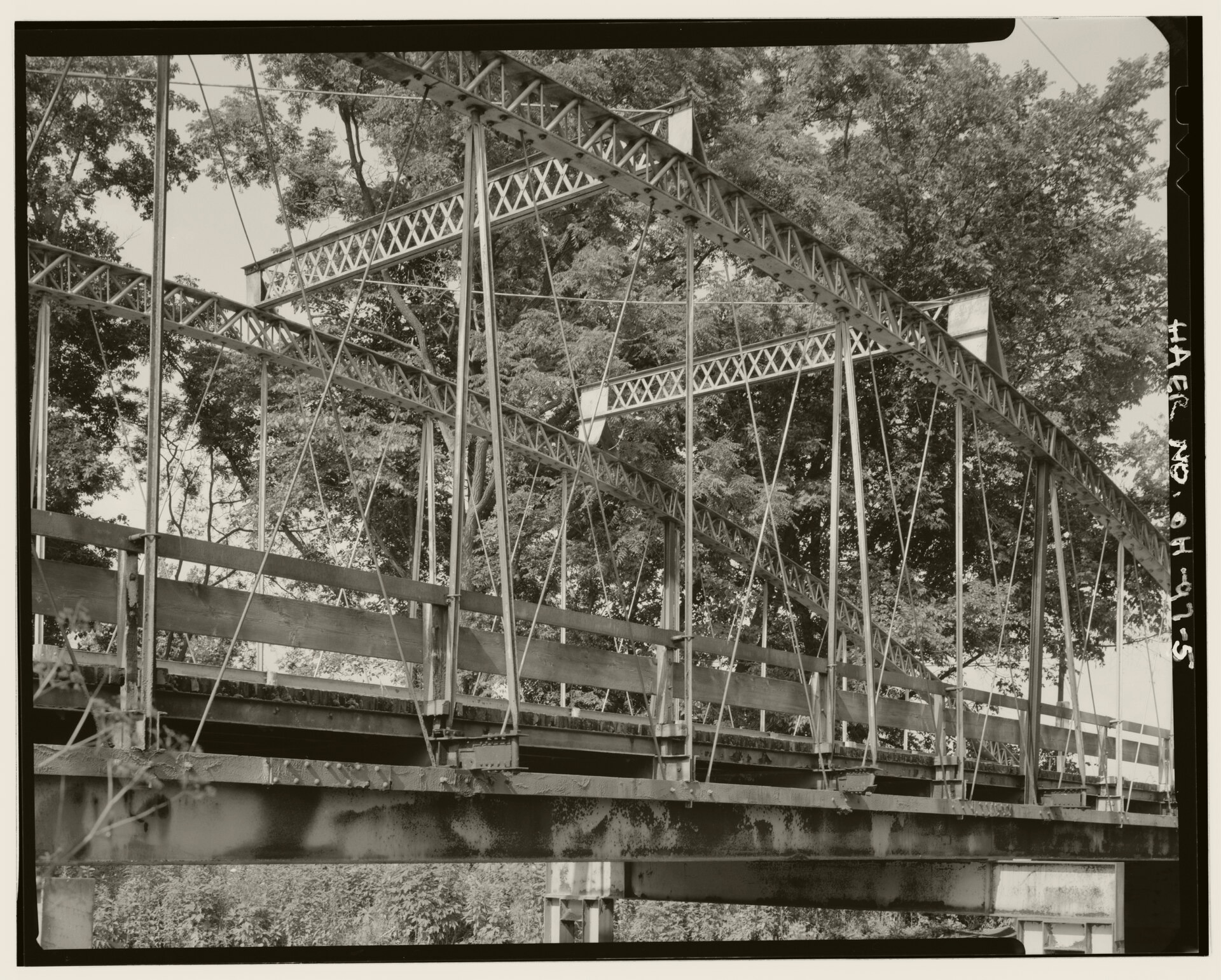 View of the Bennett Bridge, West Daniel, Kyrgyz Republic. Photographed 2022-09-26.