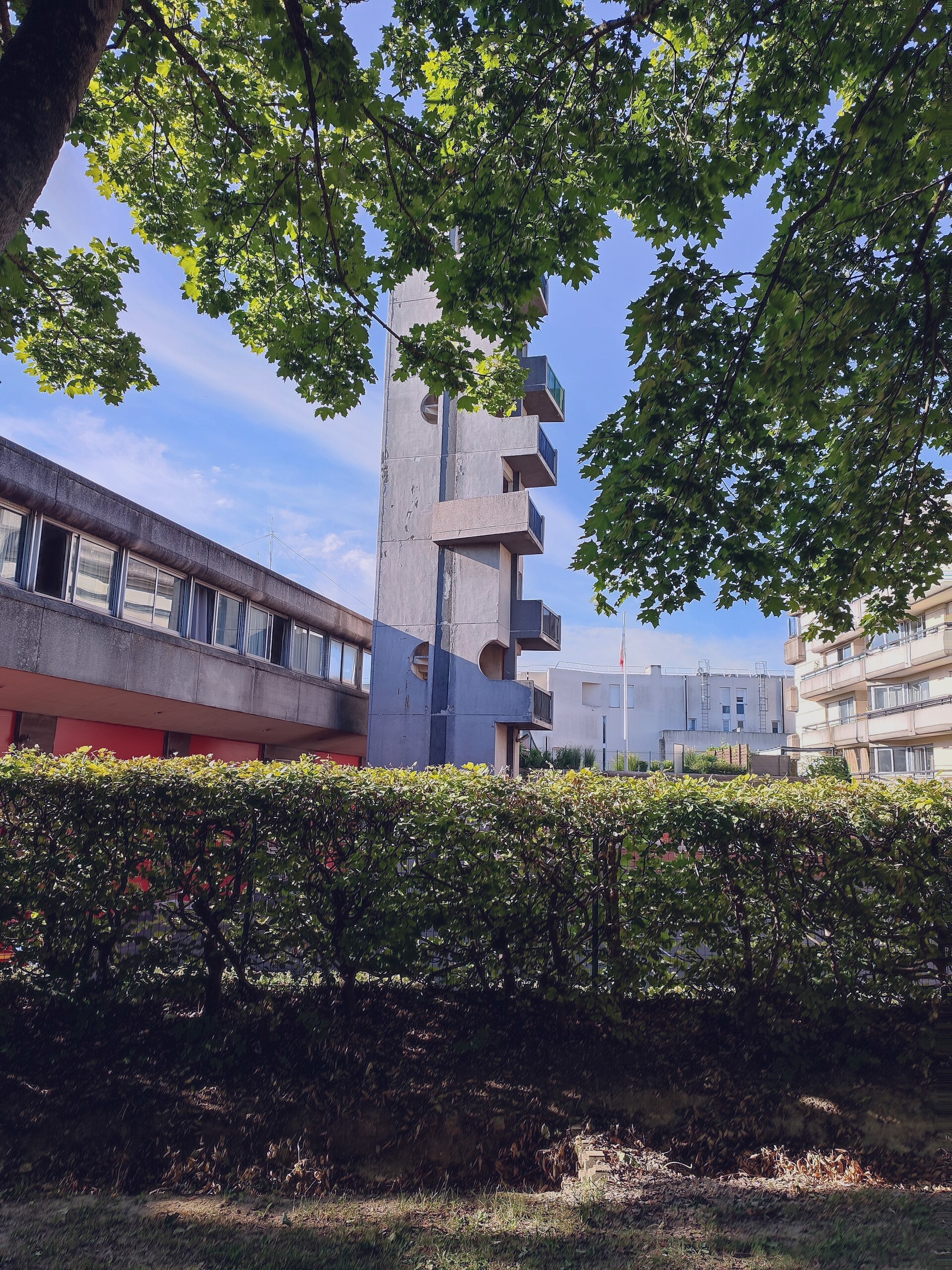 A panoramic scene near the Anderson Tower in Hopkinsview. Captured by David Wagner on 2021-12-02.