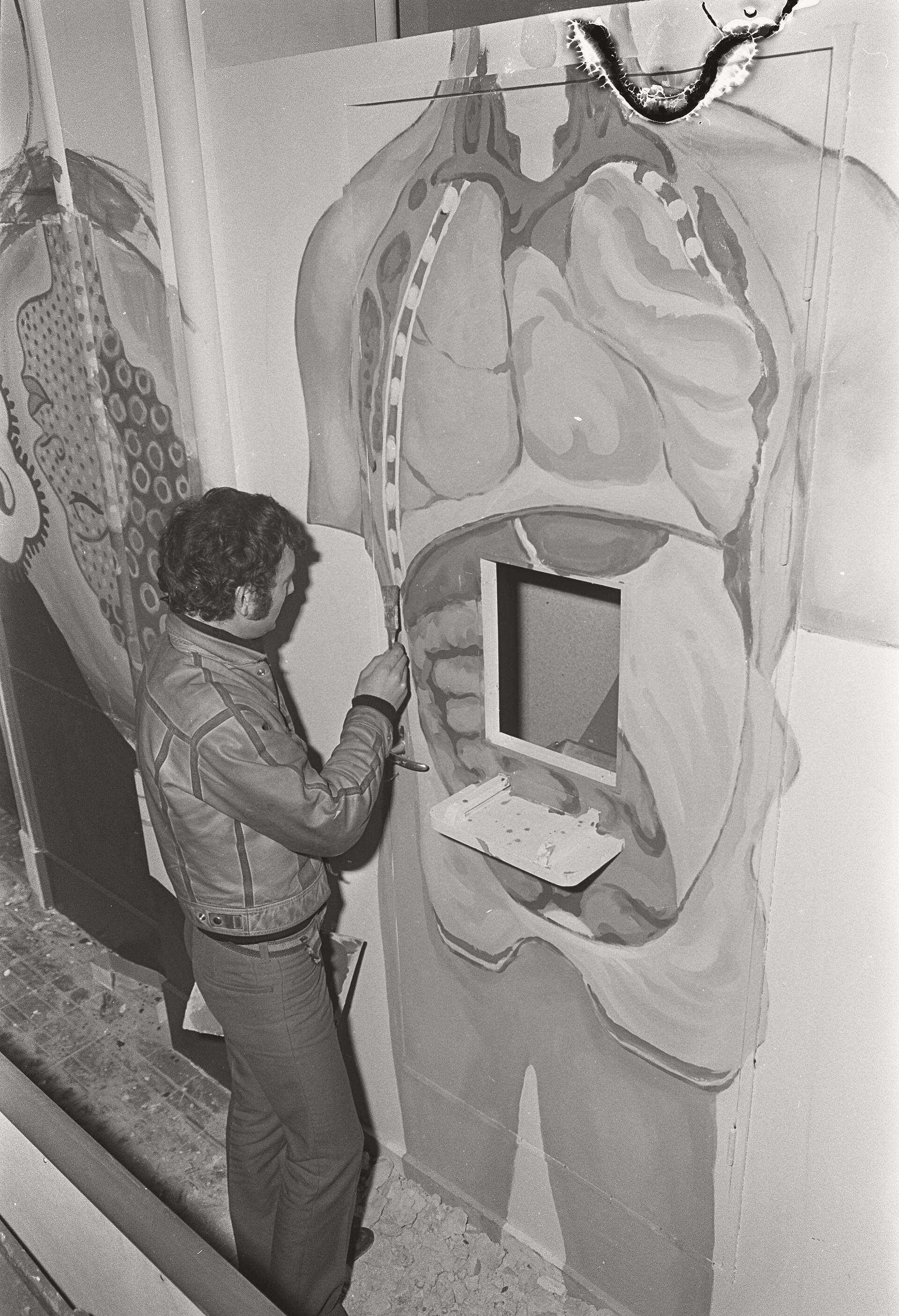 Brian Edwards during the Duncan Exhibition 1992 at Lozano Gallery, Michaelside, Cambodia on 2025-02-06. Photo: Michael Sullivan