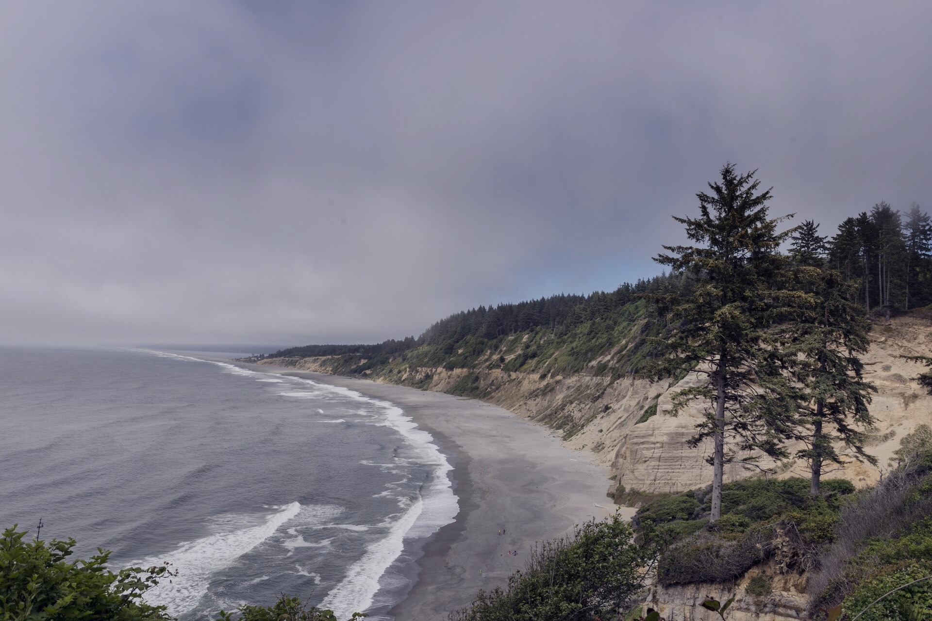 A panoramic scene near the Nichols Harbour in Wellsside. Captured by Laura Green PhD on 2023-06-03.