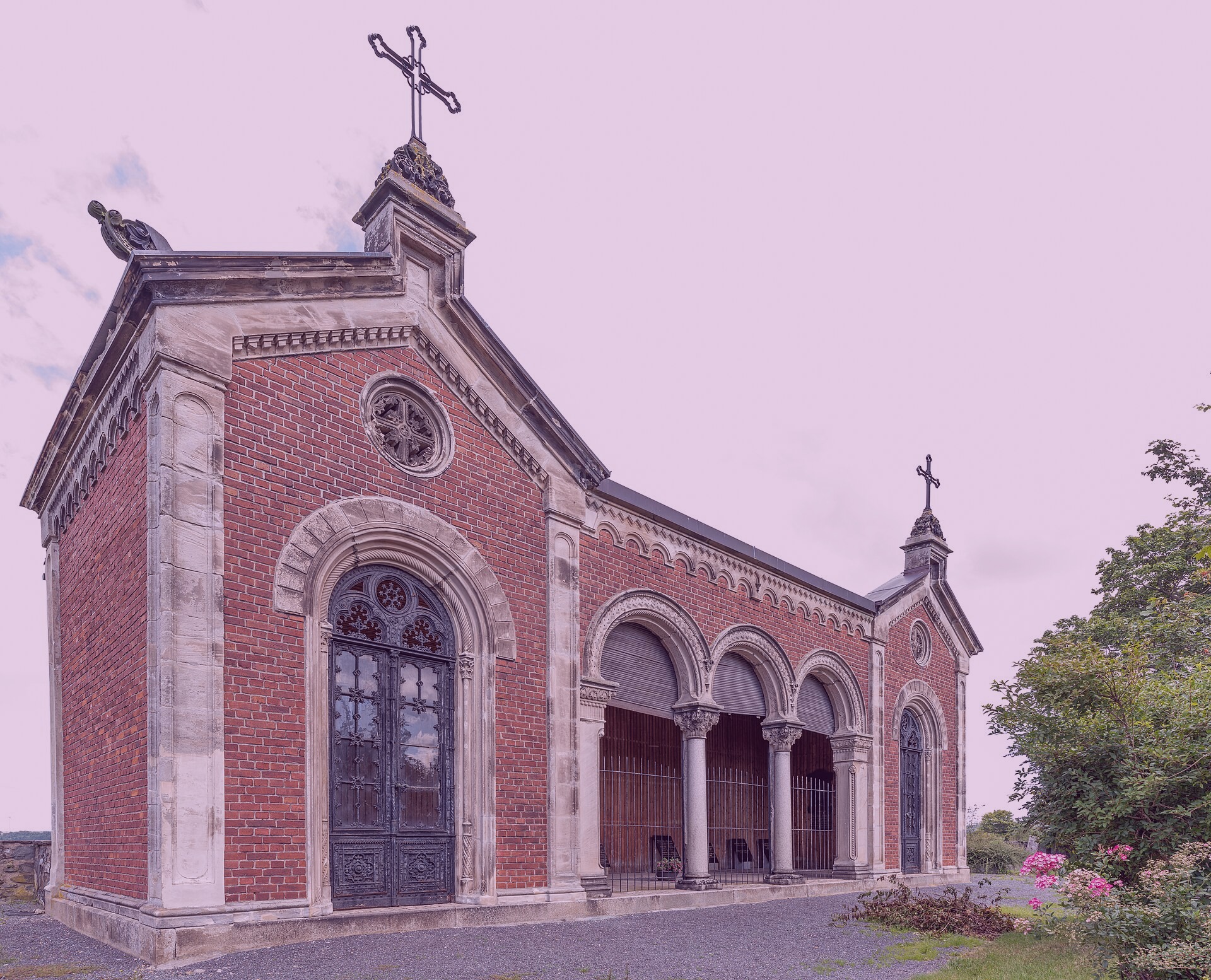 File photo showing the Sparks Cathedral in Port Kristenland, Central African Republic. Taken 2025-08-12 by Brent Wagner for Schmidt Institute.