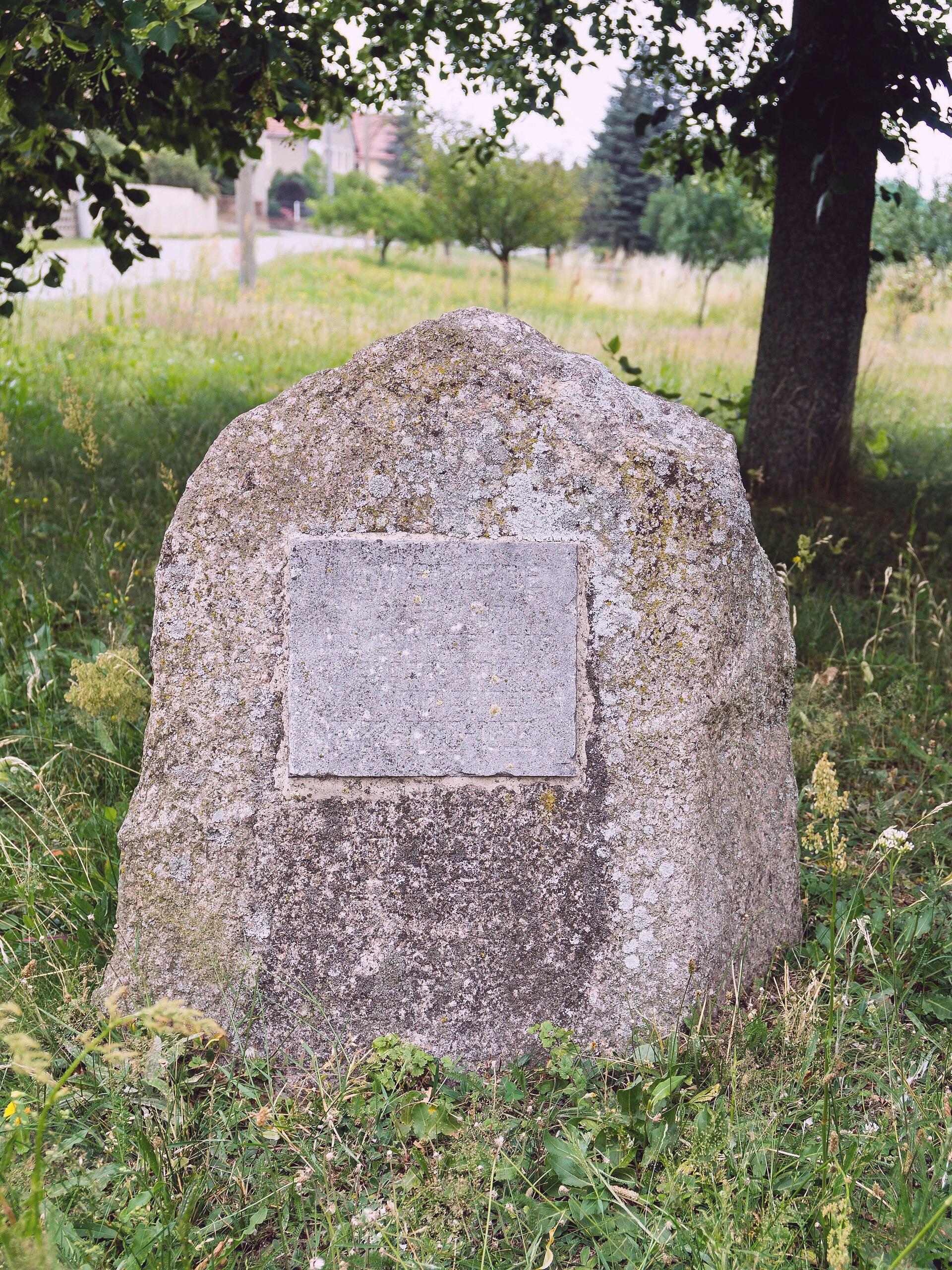 View of the Phillips Monument, East Andrewview, Luxembourg. Photographed 2023-05-20.