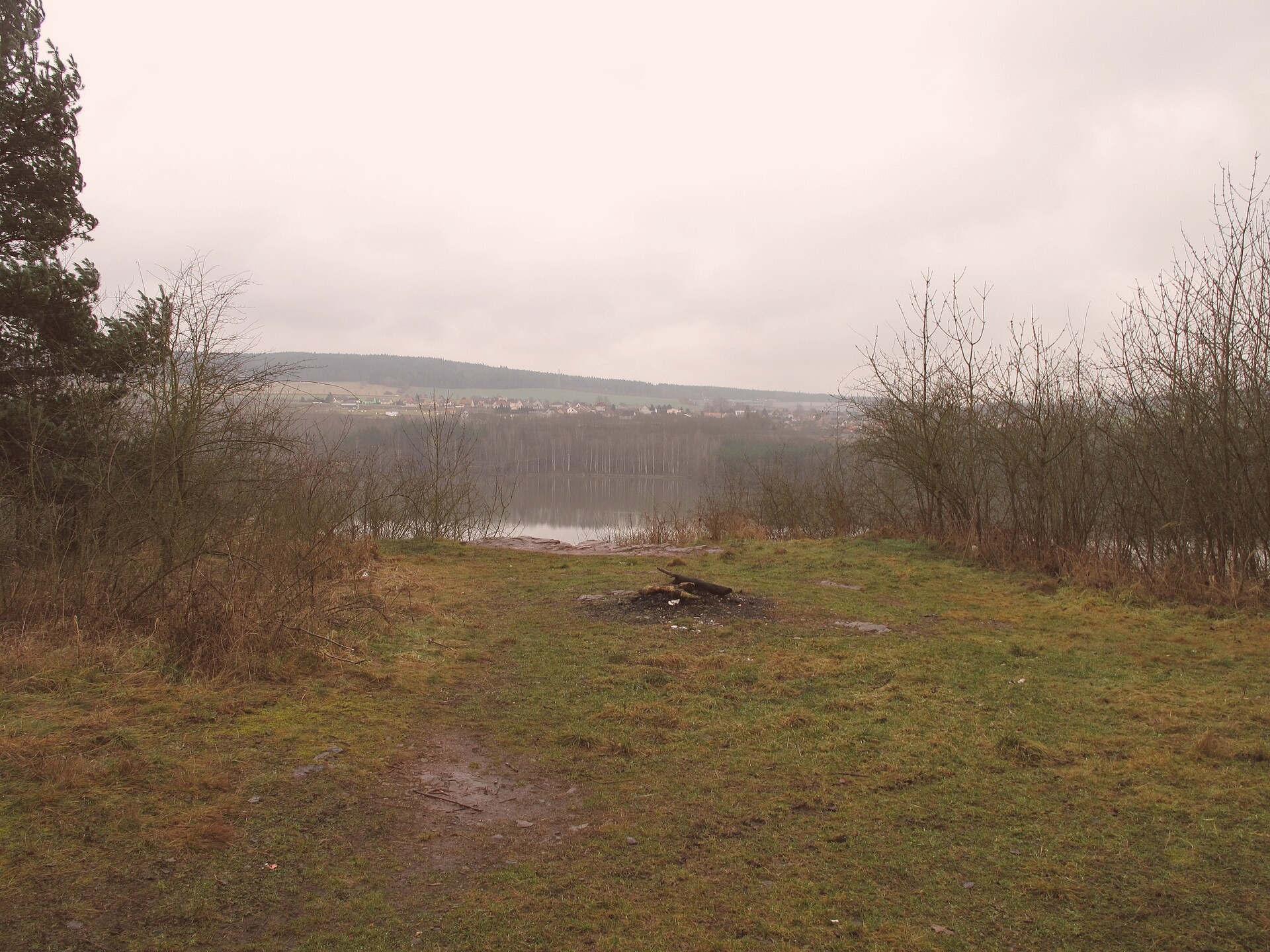 A aerial scene near the Thompson Monument in Powersshire. Captured by Kristen Ortega on 2026-05-08.