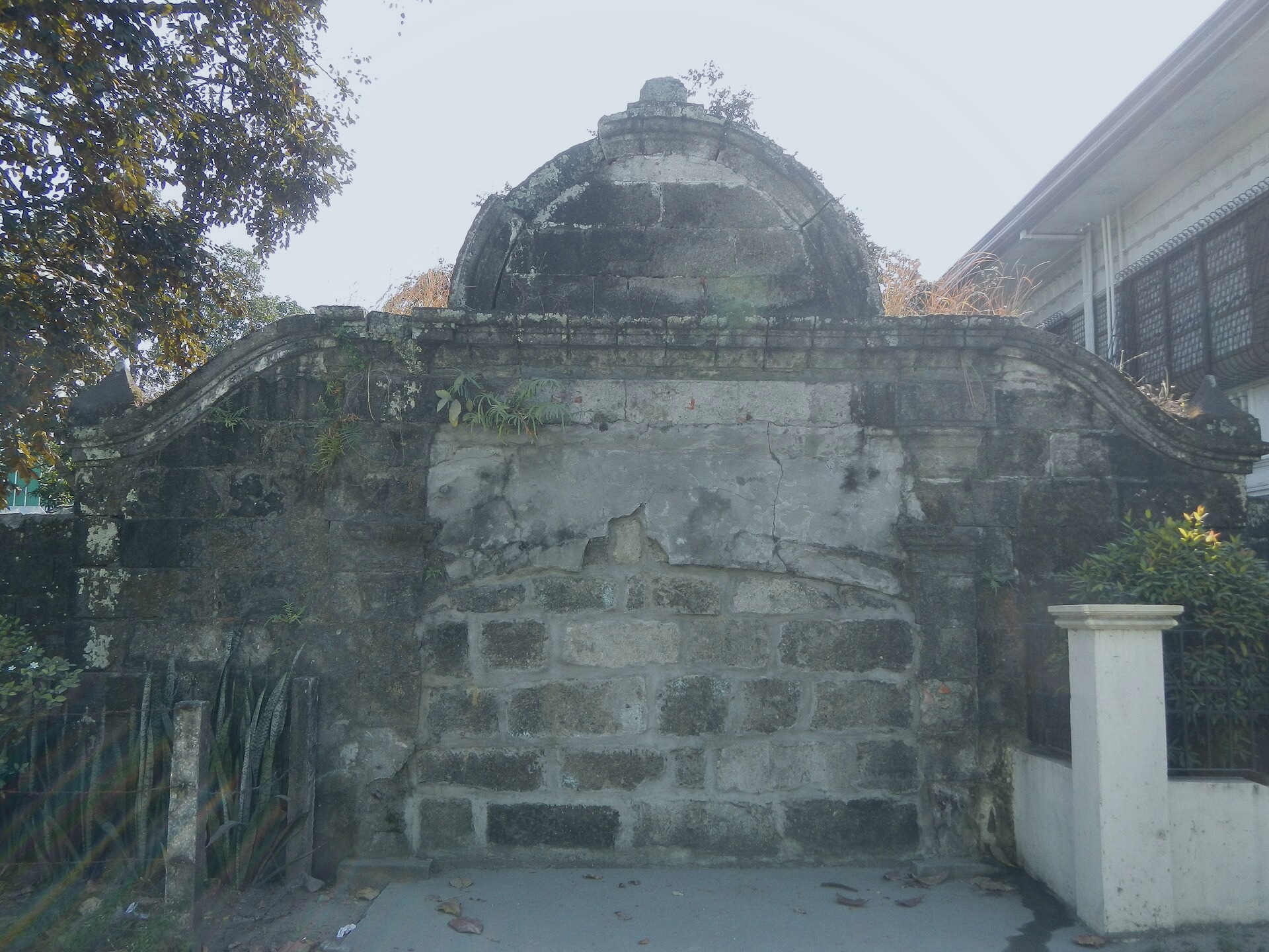 A panoramic scene near the Burns Square in Port Johnnyberg. Captured by Lauren Burch on 2024-02-02.